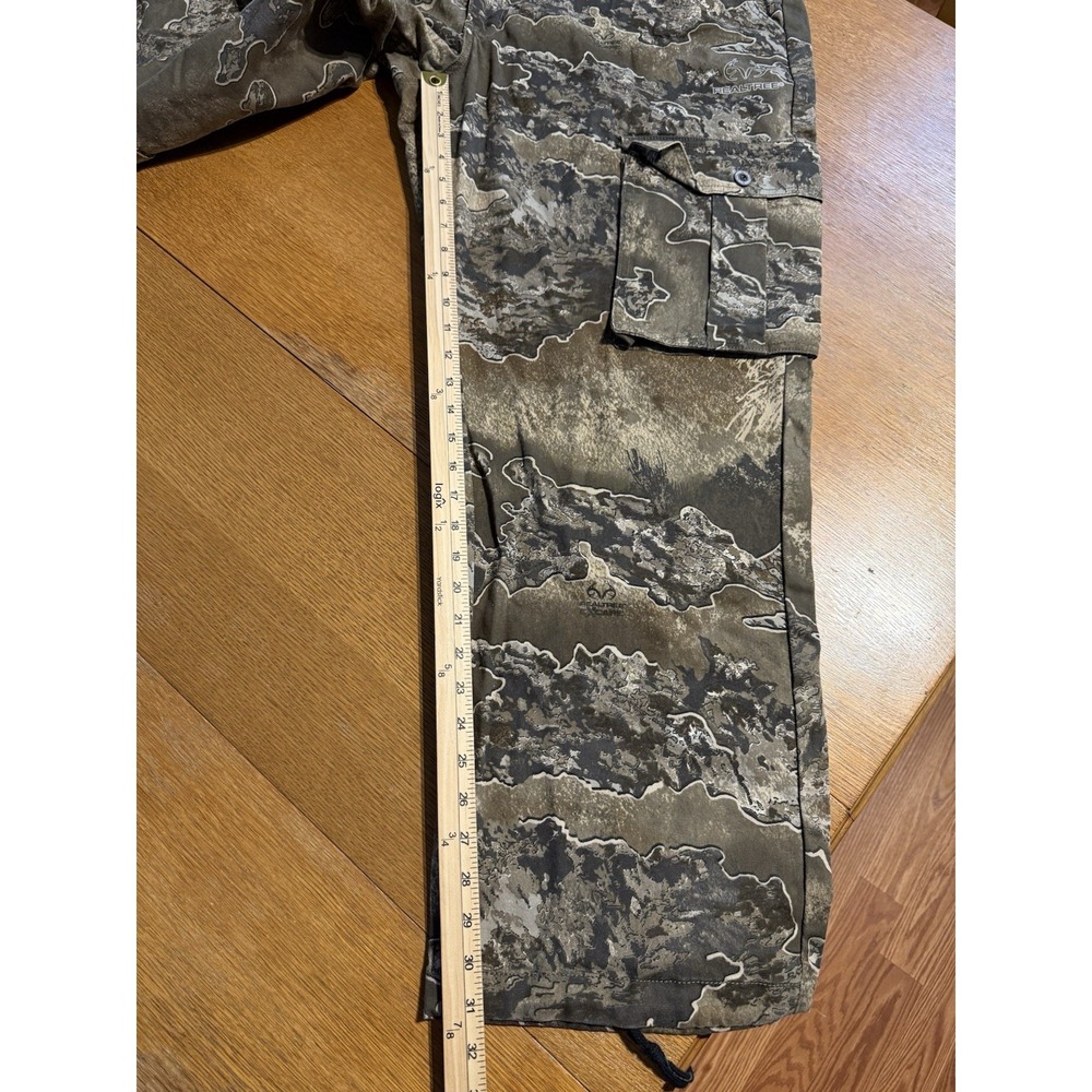 Realtree Escape Camp Cargo Pants Mens 2XL (44x32) Cargo Pockets Hunting Stretch - Picture 7 of 14